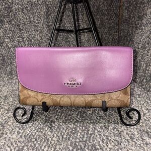 Coach Slim Envelope Wallet in Signature Canvas